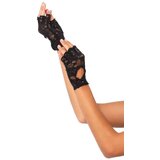 Lace Keyhole Gloves, black, O/S LEGAV07563 Cene