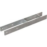 vidaXL Ograjna sidra 6 kosov srebrna 8x6x60 cm pocinkano jeklo, (5000152487) | Shoptok.si