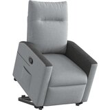  Naslonjač na podizanje od tkanine svjetlosivi | shoptok.hr