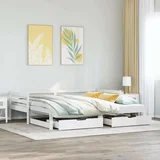  Dnevni krevet na razvlačenje s ladicama bez madraca 80x200 cm