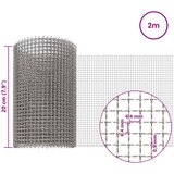 Mrežna tkanina 20 x 200 cm 3 Mesh Nehrđajući čelik 201 Srebrna | shoptok.hr