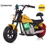 Manta XRIDER CRUISER 12 PRO otroški električni motor, 12" gume, 200W motor, 15km doseg, 144Wh 36V 4Ah baterija, izpušna cev, bobnasta zavora, (5000230487) | Shoptok.si