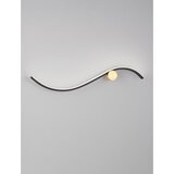 Nova Luce Mat crna LED zidna lampa aluminijska Kima – | shoptok.hr