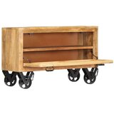 Ormarić Omarica za čevlje iz trdnega mangovega lesa 86x35x55 cm | Shoptok.si