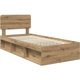  Okvir za krevet Umjetnička hrastovina 75 x 190 cm | shoptok.hr