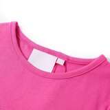  Dječja majica s širokim rukavima tamnoružičasta 104 | shoptok.hr