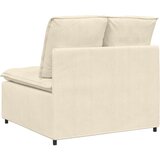  Modularni Sofa Centralni Modul s Jastucima Krem 100 cm | shoptok.hr