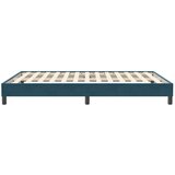 Box Spring krevet bez madraca tamnoplavi 140x210 cm samt | shoptok.hr