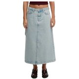 Superdry teksas midi suknja Cene