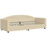 vidaXL dnevni krevet na razvlačenje s ladicama krem 80x200 cm tkanina | shoptok.hr