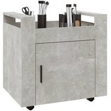 Kolica za radni stol boja betona 60x45x60 cm konstruirano drvo | Eponuda.com