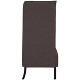 SOFA s visokim naslonom 101cm Tamno smeđa tkanina | Eponuda.com