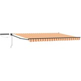 vidaXL Električni zložljiv senčnik večbarvno 4 x 2 m, (5000206319) | Shoptok.si