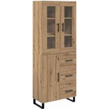  Highboard 2 kom. Umjetnički hrast 69,5 x 34 x 180 cm Slike