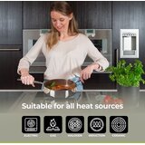 BE Living Duboka tava s poklopcem Stainless Steel 24 cm nehrđajući čelik | shoptok.hr