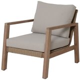 Garden Pleasure Bež vrtna garnitura od masivnog eukaliptusa za 4 osobe San Mateo – | shoptok.hr