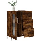 Komoda boja dimljenog hrasta 69,5x34x90 cm konstruirano drvo | shoptok.hr