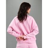 Sinsay Pamučna crewneck majica s vezom | shoptok.hr