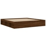  Za krevet smeđi hrast 200 x 200 cm | shoptok.hr