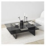 Hanah home Club sto Saga pravougaonik, 105x35x65 cm, crni | Eponuda.ba