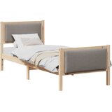  Krevetna konstrukcija Sivo-smeđa 75 x 190 cm tkanina | shoptok.hr