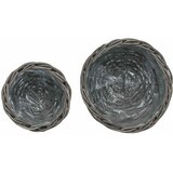  Saksija Košara s pohranom 2 pcs Siva Kubu Ratan | Eponuda.com