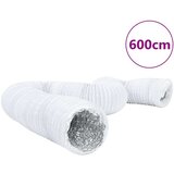 vidaXL Prezračevalni kanal aluminij in PVC 6 m Ø20 cm | Shoptok.si