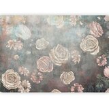  Foto tapeta - Misty nature - muted rose flowers on a background in grey tones 250x175 | shoptok.hr