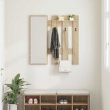  Vješalica za kapute na zidu Sonoma hrast 100 x 10 x 100 cm | shoptok.hr