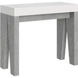Ityhome 90 x 77 konzolna miza bela/siva, (20847816) Cene
