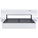 Lumor Postelja za odrasle 180x200 cm – z USB priključkom za polnjenje, Bluetooth zvočnikom in digitalno uro – bela, (22151124) Cene