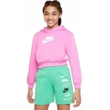 Nike SPORTSWEAR CLUB FLEECE Dukserica za djevojčice, ružičasta, veličina