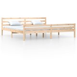 vidaXL Posteljni okvir iz trdnega lesa 200x200 cm, (20646217) Cene