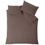 Catherine Lansfield Temno rjava enojna posteljnina 135x200 cm So Soft Non Iron – Cene