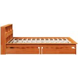  Krevet s regalom za knjige bez madraca 120 x 190 cm od borovine | shoptok.hr