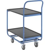 eurokraft pro transportni voziček, nosilnost 150 kg, nakladalne površine z robnikom, 2 nakladalni površini Cene