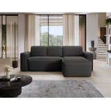 ELTAP Tamno siva kutna garnitura od bouclé tkanine (s desnim kutom/s ležaljkom) Ume – | shoptok.hr