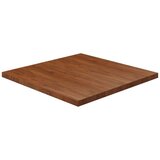 vidaXL Kvadratna mizna plošča temno rjava 90x90x4 cm trdna hrastovina Cene