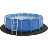  Kružni pokrivač za bazen Crni Polietilen Ø 428 cm | shoptok.hr
