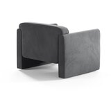 Micadoni Siva baršunasti fotelja Abby – | shoptok.hr