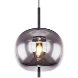  VISEČA SVETILKA BLACKY 1XE27 ČRNA / DIMLJENO STEKLO | Shoptok.si