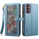 INORCO ESEBLE Galaxy Series za Samsung Galaxy M54 5G RFID blokiranje usnjena torbica za telefon z zadrgo žep denarnica stojalo pokrov, (22035618) Cene