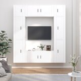 vidaXL 8-dijelni set TV ormarića bijeliod konstruiranog drva | shoptok.hr