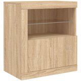  Komoda s LED svjetlima boja hrasta sonome 60,5x37x67 cm | Eponuda.ba