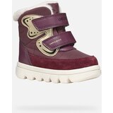 Geox Burgundy Girls' Winter Boots Willaboo B A - Girls | shoptok.hr