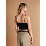 Sinsay Crop top u stilu negližea | shoptok.hr