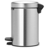 Brabantia Koš za smeti s pedalom 3 L s plastičnim vložkom - mat jeklo odporno na prstne odtise | Shoptok.si
