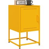  Noćni ormarići 2 kom boja senfa 36 x 39 x 60,5 cm čelični | shoptok.hr