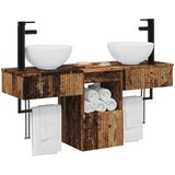  Set namještaja za kupaonicu 3 kom. Staro drvo Konstruirano drvo Smeđa 40 x 35 x 56 cm | shoptok.hr