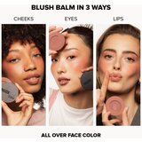 Nudestix Stax All Over Color Blush Balm večnamensko ličilo za oči, ustnice in obraz odtenek Barely Nude 2,5 g | Shoptok.si